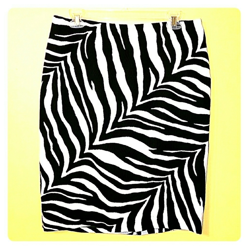 Zebra Print Pencil Skirt *NWT*